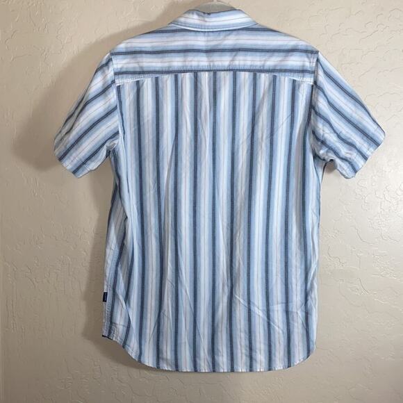 Kuhl striped short sleeve button front shirt - Picture 8 of 10